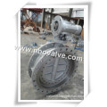 PTFE Flanged Carbon Steel Butterfly Valve (D31Y-38")